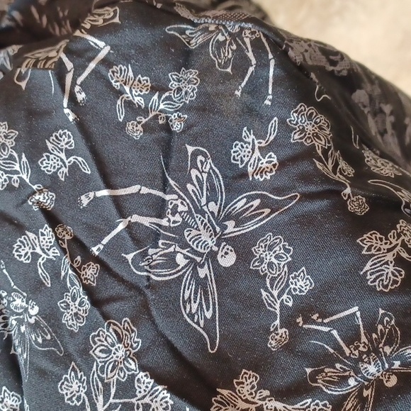 Hot topic COSMIC AURA SKELETON FAIRY LACE THIN STRAPS ZIP CLOSURE HANKY HEM - Picture 12 of 17